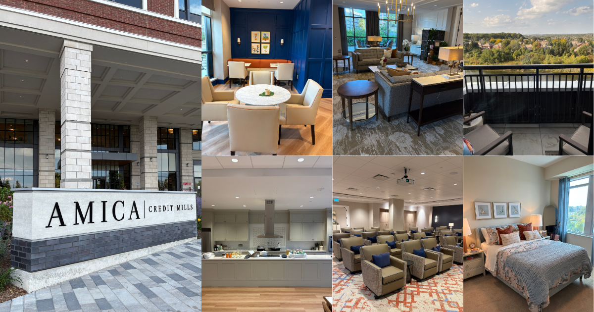 Lunch at Amica Credit Mills: Exploring Care, Memory Care, Suites and Amenities
